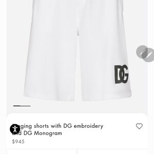 Dolce and Gabbana jogging shorts